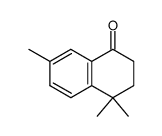 4,4,7-triMethyl-3,4-dihydronaphthalen-1(2H)-one structure