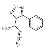 1H-Tetrazole,1-(1-azidoethyl)-5-phenyl- Structure