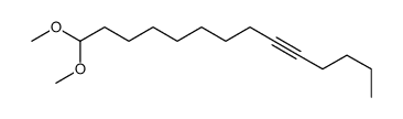 14,14-Dimethoxy-5-tetradecyne structure