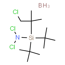 trichloro[1,1,1-tri-tert-butylsilylamine]boron结构式