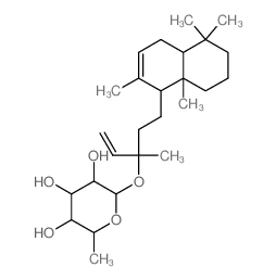 2-[5-(2,5,5,8a-tetramethyl-1,4,4a,6,7,8-hexahydronaphthalen-1-yl)-3-methyl-pent-1-en-3-yl]oxy-6-methyl-oxane-3,4,5-triol picture