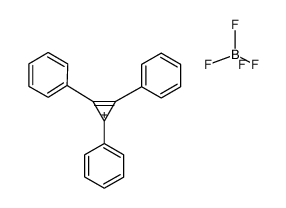1,2,3-triphenylcyclopropenyl-3-ium tetrafluoroborate结构式