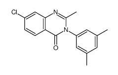 7-chloro-3-(3,5-dimethylphenyl)-2-methylquinazolin-4-one Structure