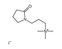 trimethyl-[3-(2-oxopyrrolidin-1-yl)propyl]azanium,iodide Structure