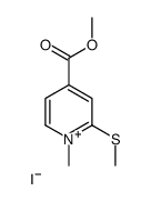 4-(Methoxycarbonyl)-1-methyl-2-(methylthio)pyridiniumiodide结构式
