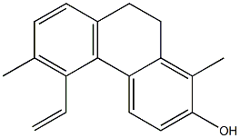 1,6-Dimethyl-5-vinyl-9,10-dihydrophenanthren-2-ol structure