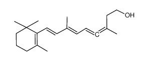 (6E,8E)-3,7-dimethyl-9-(2,6,6-trimethylcyclohex-1-en-1-yl)nona-3,4,6,8-tetraen-1-ol结构式