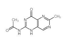 Acetamide,N-(3,4-dihydro-6-methyl-4-oxopyrimido[5,4-d]pyrimidin-2-yl)- structure