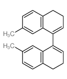 7-methyl-1-(7-methyl-3,4-dihydronaphthalen-1-yl)-3,4-dihydronaphthalene Structure