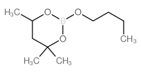 2-butoxy-4,4,6-trimethyl-1,3,2-dioxaborinane Structure
