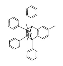 (1R,4S)-6,9,9-trimethyl-1,2,3,4-tetraphenyl-1,4-dihydro-1,4-germanonaphthalene Structure