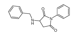 1-苯基-3-[(苯基甲基)氨基]-2,5-吡咯烷二酮结构式