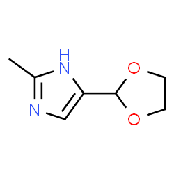 1H-Imidazole,4-(1,3-dioxolan-2-yl)-2-methyl-(9CI)结构式