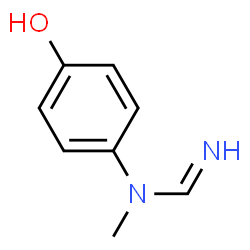 Methanimidamide, N-(4-hydroxyphenyl)-N-methyl- (9CI) picture
