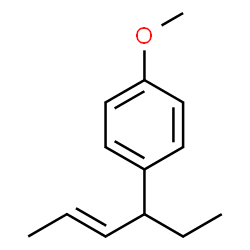 Anisole, p-1-ethyl-2-butenyl- (5CI) picture