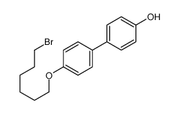 4-[4-(6-bromohexoxy)phenyl]phenol Structure