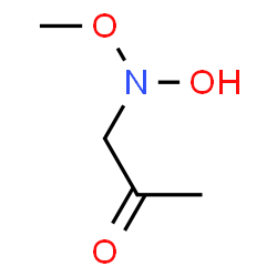 2-Propanone, 1-(hydroxymethoxyamino)- (9CI)结构式