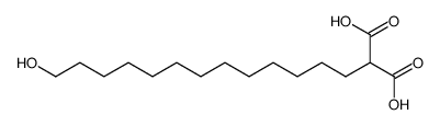 13-Hydroxytridecylmalonic acid Structure