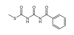 4-Benzoyl-1-thioallophansaeure-S-methylester结构式