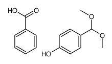 benzoic acid,4-(dimethoxymethyl)phenol结构式