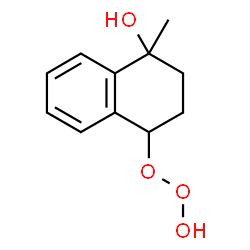 1-Naphthalenol,1,2,3,4-tetrahydro-4-hydrotrioxy-1-methyl-(9CI)结构式