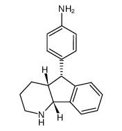 (4aR,5R,9bR)-4-(2,3,4,4a,5,9b-Hexahydro-1H-indeno[1,2-b]pyridin-5-yl)-phenylamine结构式