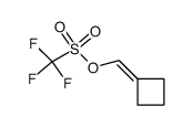 Cyclobutylidenemethyl triflate结构式