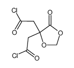 (4-Oxo-1,3-dioxolan-5-ylidene)diacetyl chloride Structure