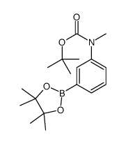 tert-butyl Methyl(3-(4,4,5,5-tetramethyl-1,3,2-dioxaborolan-2-yl)phenyl)carbamate picture