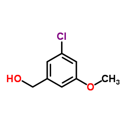 (3-Chloro-5-methoxyphenyl)methanol Structure