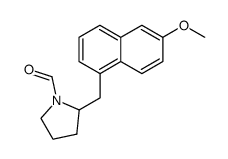 2-((6-methoxynaphthalen-1-yl)methyl)pyrrolidine-1-carbaldehyde Structure