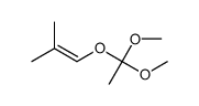 1-(1,1-dimethoxyethoxy)-2-methylprop-1-ene结构式