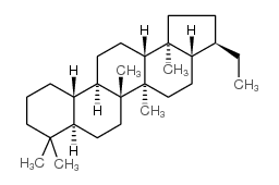 17beta(h), 21alpha(h)-25,30-bisnorhopane Structure