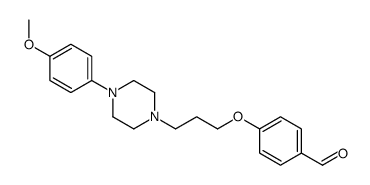 4-[3-[4-(4-methoxyphenyl)piperazin-1-yl]propoxy]benzaldehyde结构式