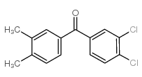 (3,4-dichlorophenyl)-(3,4-dimethylphenyl)methanone Structure