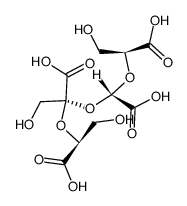 (2R:4S:6R:8R)-1,9-dihydroxy-4-hydroxymethyl-3,5,7-trioxa-nonane-2,4,6,8-tetracarboxylic acid结构式