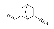 Bicyclo[2.2.1]heptane-2-carbonitrile, 6-formyl- (9CI) Structure