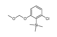 [2-chloro-6-(methoxymethoxy)phenyl]trimethylsilane结构式