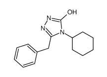 3-benzyl-4-cyclohexyl-1H-1,2,4-triazol-5-one Structure