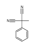 2-methyl-2-phenylpropanedinitrile结构式