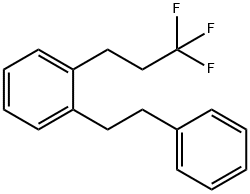 1-Phenethyl-2-(3,3,3-trifluoropropyl)benzene结构式