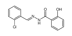 N'-(2-chlorobenzylidene)-2-hydroxybenzohydrazide结构式