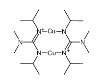 [Me2NC(N(i)Pr)2Cu]2结构式