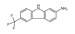 6-(trifluoromethyl)-9H-carbazol-2-amine结构式