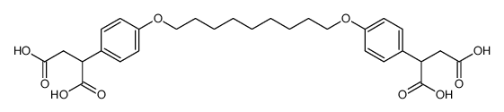 2,2'-((nonane-1,9-diylbis(oxy))bis(4,1-phenylene))disuccinic acid结构式