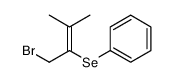 (1-bromo-3-methylbut-2-en-2-yl)selanylbenzene结构式