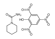 piperidine-1-carboxamide compound with picric acid (1:1) Structure
