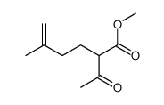 methyl 2-acetyl-5-methylhex-5-enoate Structure