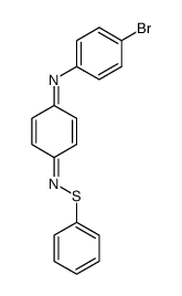 N-(p-bromophenyl)-N'-phenylthio-p-benzoquinone di-imine Structure