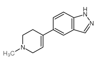 5-(1-甲基-1,2,3,6-四氢吡啶-4-yl)-1h-吲唑结构式